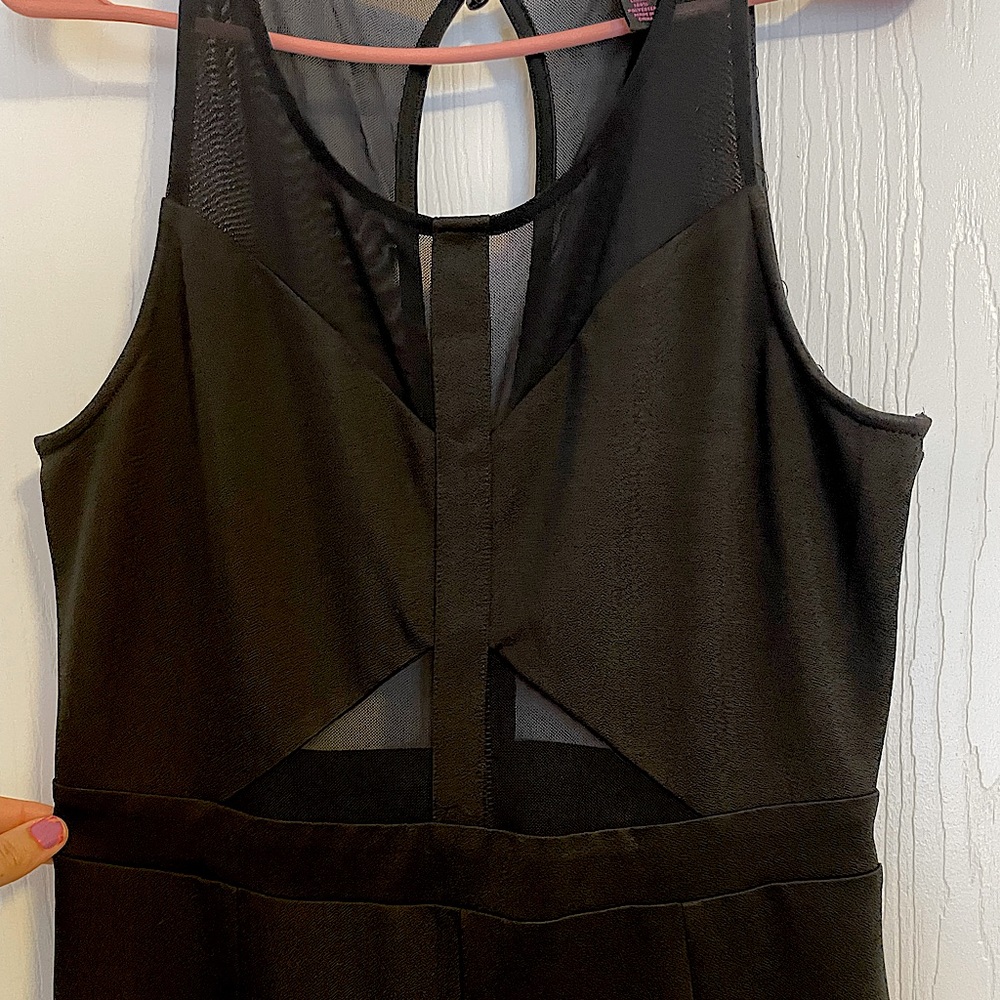 Mesh Cut-out Jumpsuit